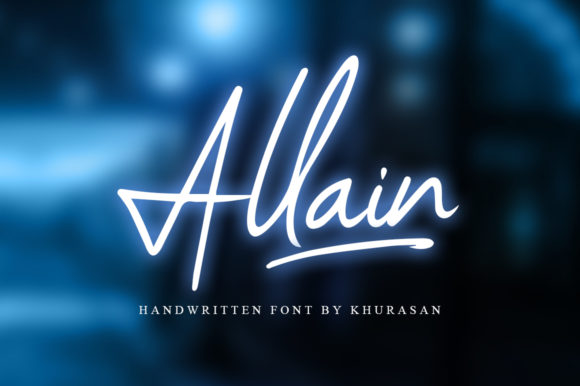 Allain: A Handwritten Font for Editorial Design