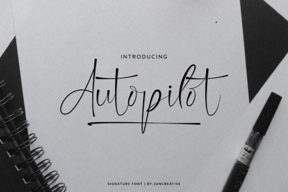 Autopilot: A Handwritten Font for Modern Web Design