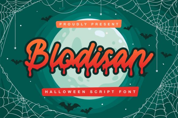 Blodisan: The Spooky Handwritten Font for Crafts