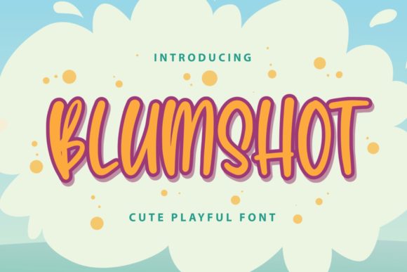 Blumshot Typeface: A Friendly Script for Editorial Design