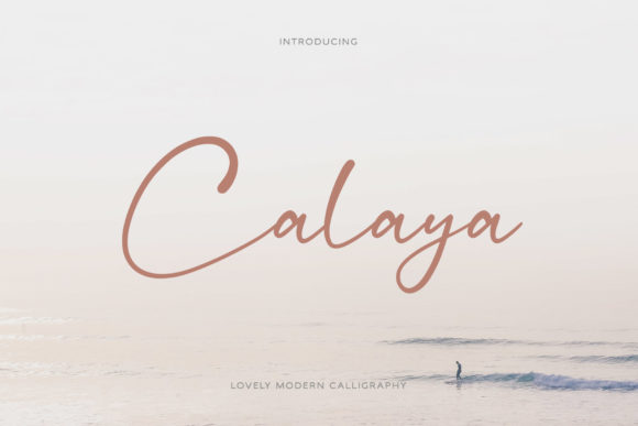 Calaya: A Handwritten Font for Modern Editorial Design