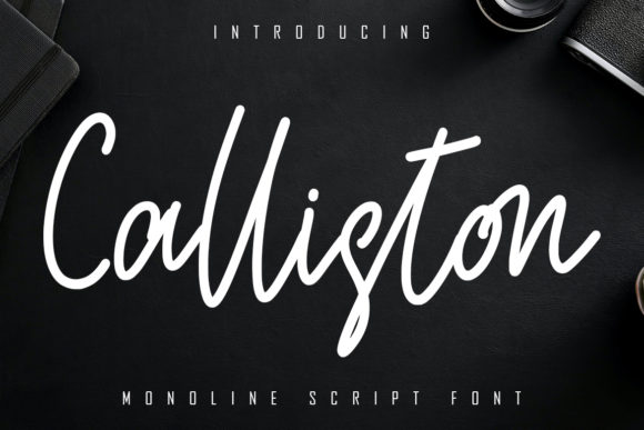 Calliston: A Handwritten Font for Editorial Design