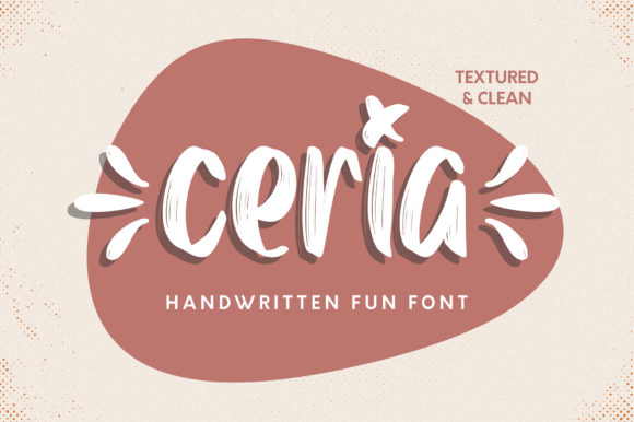 Ceria: A Handwritten Font for Editorial Design