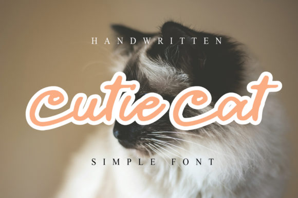 Cutie Cat: A Handwritten Font for Branding