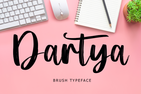 Dartya: A Script Font for Modern Branding
