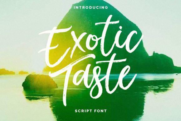 Exotic Taste Font Review for Designers