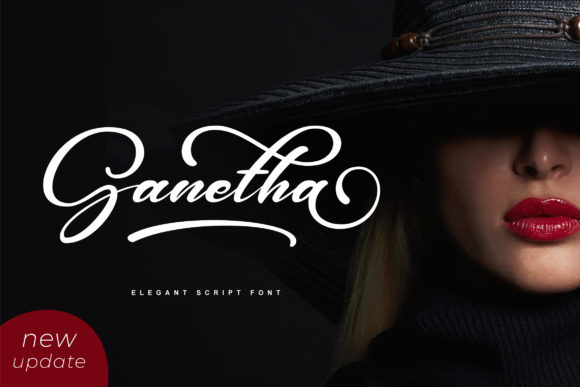 Ganetha: The Script Font for Scroll-Stopping Content