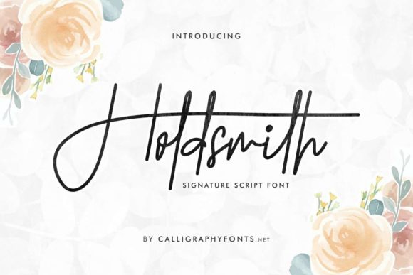 Holdsmith: A Timeless Handwritten Font for Editorial Design