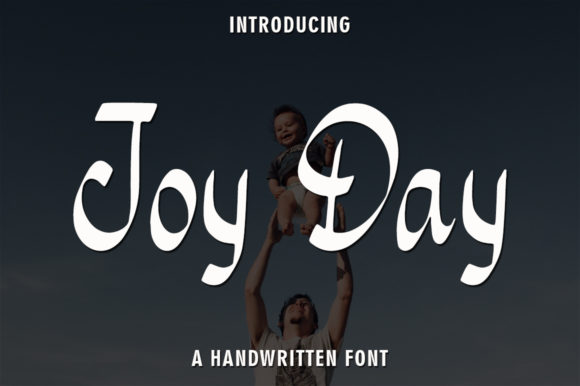 Joy Day Font: A Handwritten Typeface for Crafters