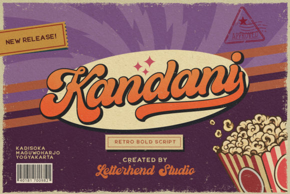 Kandani Font: The Retro Typeface for Bold Campaigns