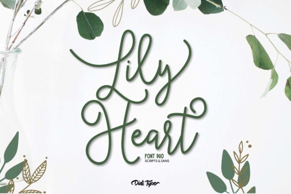 Lily Heart Font Review: A Versatile Duo Typeface