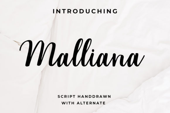Malliana: A Charming Script Font for Editorial Design
