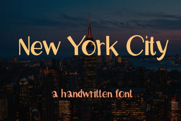 New York City Font for Handmade Creators