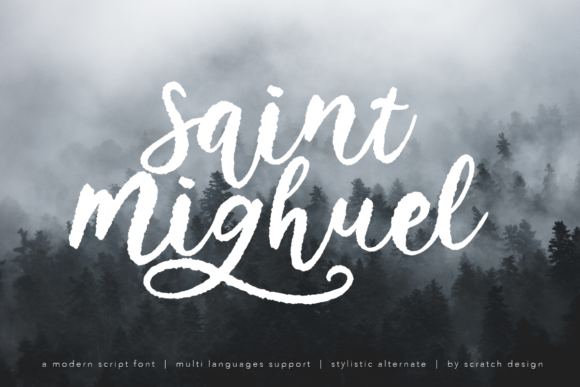 Saint Mighuel: A Handwritten Typeface for Editorial Design