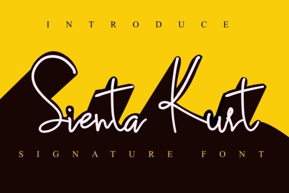 Sienta Kurt: A Script Font for Modern Web Design
