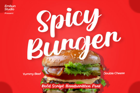 Spicy Burger Font: Elevate Your Handmade Designs