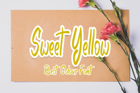 Sweet Yellow: A Friendly Handwritten Font for Editorial Design