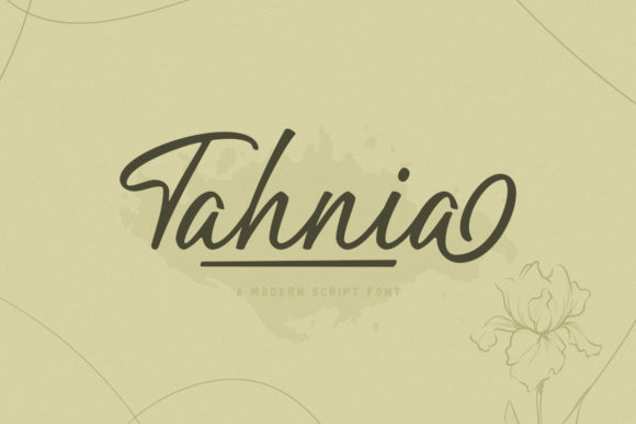 Tahnia: The Handwritten Font That Brings Crafts to Life