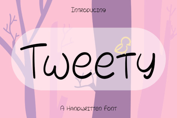 Tweety: A Handwritten Font for Editorial Design