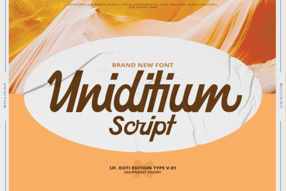 Uniditium: The Elegant Script Font for Your Brand